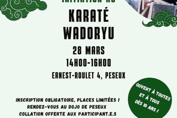 « Libère ton art » – Initiation au Karaté Wadoryu